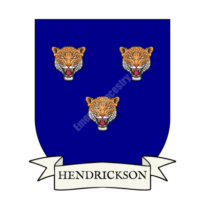 Hendrickson Family Coat of Arms