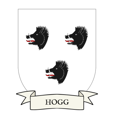 Hogg Family Coat of Arms Shield
