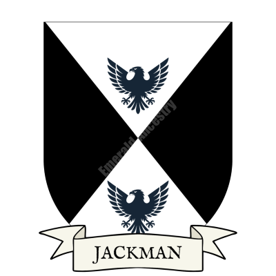 Jackman Family Coat of Arms Shield