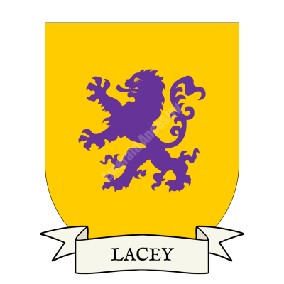 Lacey Coat of Arms Shield