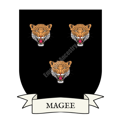 Magee family Coat of Arms Shield