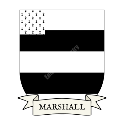 Marshall Family Coat of Arms Shield
