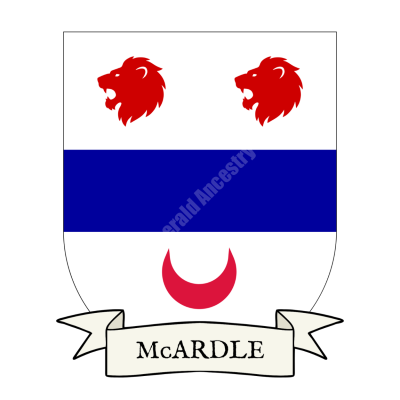 McArdle Family Coat of Arms Shield