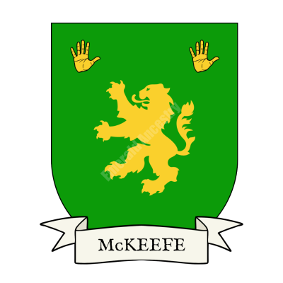 McKeefe Coat of Arms Shield