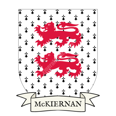 McKiernan Coat of Arms Shield
