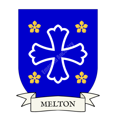 Melton Family Coat of Arms