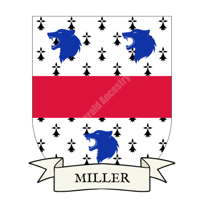 Miller Family Coat of Arms Shield