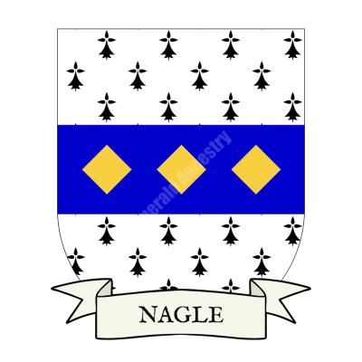 Nagle Coat of Arms Shield