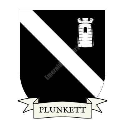 Plunkett family Coat of Arms Shield