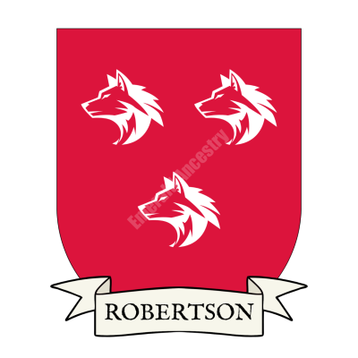 Robertson Family Coat of Arms Shield
