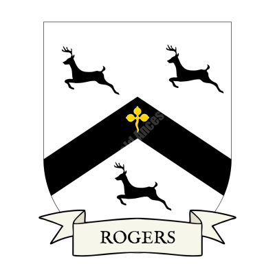 Rogers Family Coat of Arms Shield