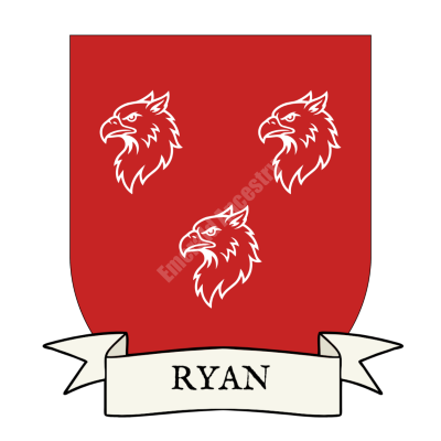 Ryan Family Coat of Arms Shield