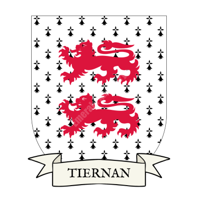 Tieran Family Coat of Arms Shield