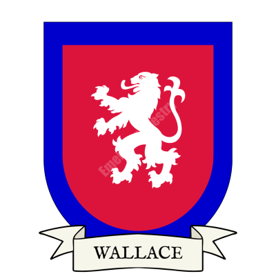Wallace Family Coat of Arms Shield