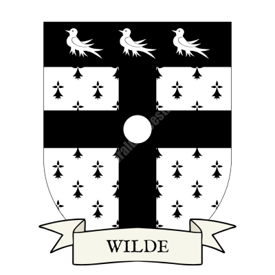 Wilde Family Coat of Arms Shield